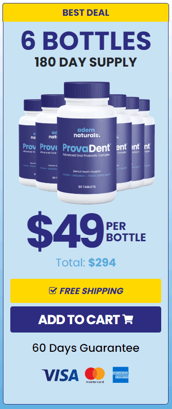 ProvaDent 6 $49/bottle